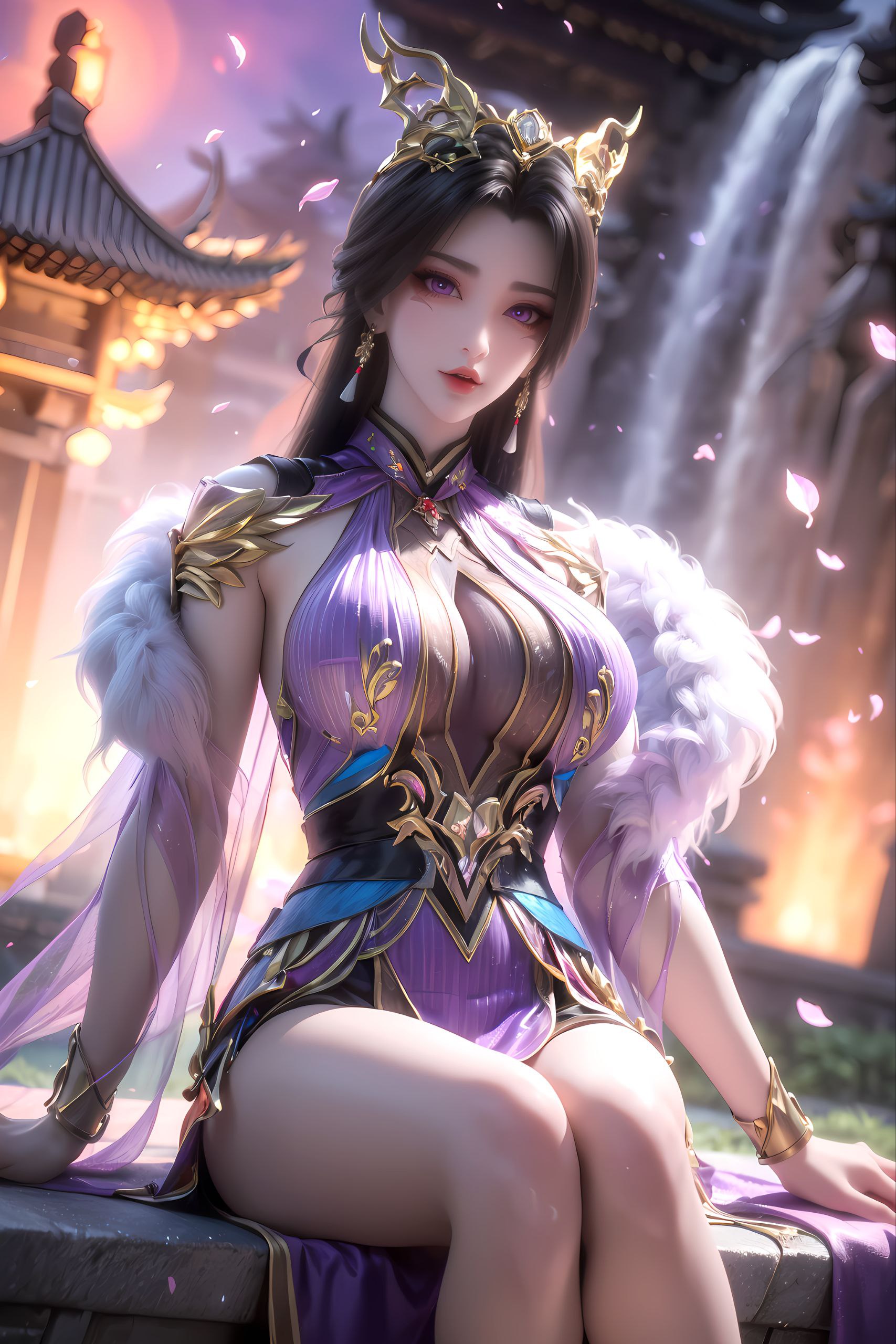 当中