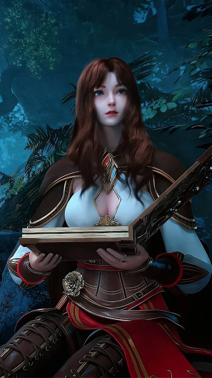 她通过自身